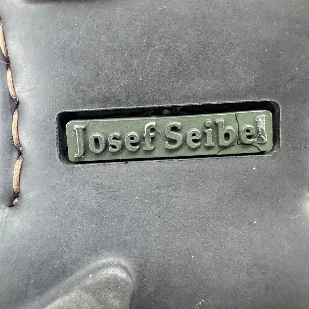 Josef Seibel Men's 45 Dark Brown‎ Leather Slip On Loafer Shoes Comfort